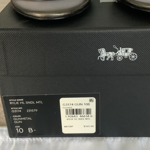 Coach Metallic Studded Block Heels - Picture 12 of 15